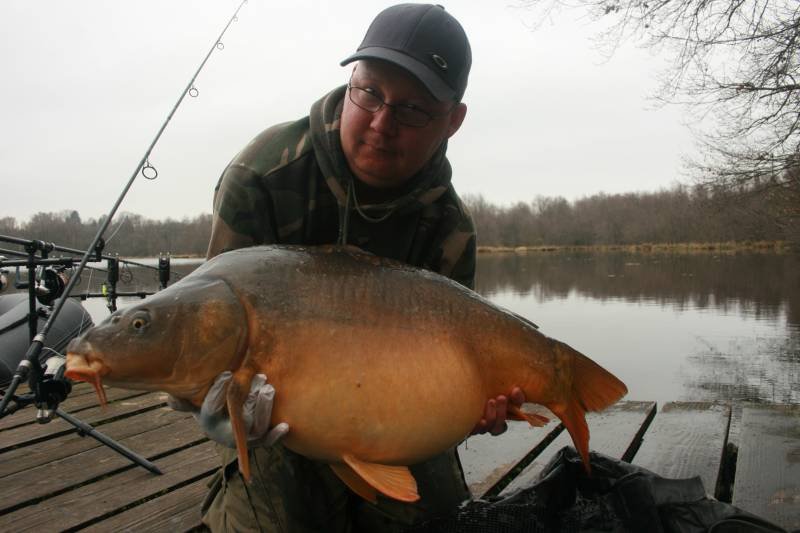 Joost met een Frankrijk vis 2012