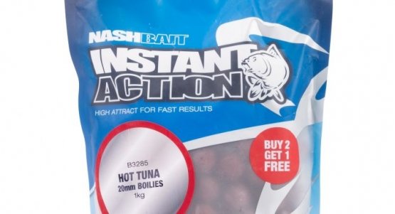Nash Hot Tuna Boilies 2 + 1 gratis
